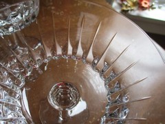 6 – Gorham Crystal Richelieu-Rondo Champagne Glasses Tall Sherbet 5 1/4″