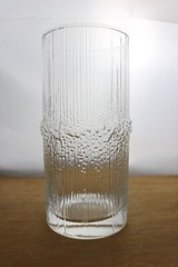 Iittala Glass NIVA Highball Glass (es) Finland Textured Clear 5 5/8 «