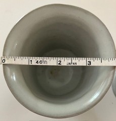 Stone House Pottery Vermont Goblets Pair Studio Art Stoneware Chalice 7.75in