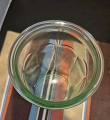Anchor Hocking ECOGLASS Recycled 19.5oz Glass Tumbler Green Tint EUC