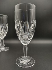 4 Waterford Marquis Brookside Crystal Iced Tea Water Wine Glass 8 oz, 8.25″