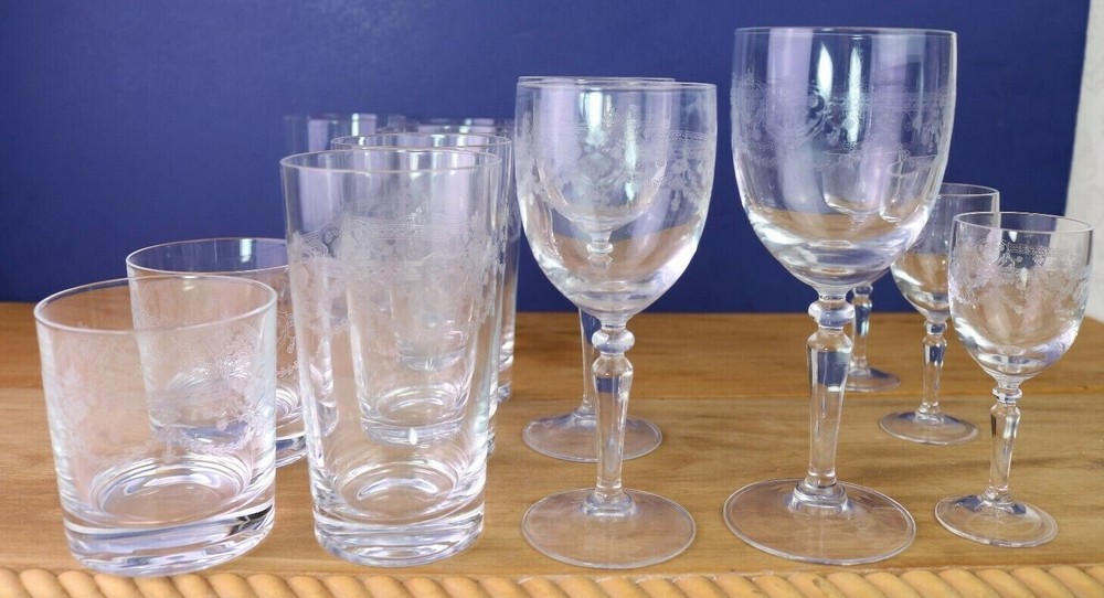 Dampierre Durand Highball Lowball Wine Goblet Water Glasses Tumblers Your Choice