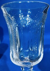 Lot Of 2 ~ Fostoria Woodland Clear Hued Glasses Ice Tea Footed Tumblers EUC 7”