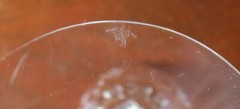 Tiffin Franciscan Deauville #17711 Air Bubble Stem 6 ¾” Wine Goblet(s)