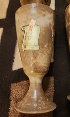 Set of 4 Email Vieux Gres de Vallauris Stoneware Goblets Made in France 5 OZ FP