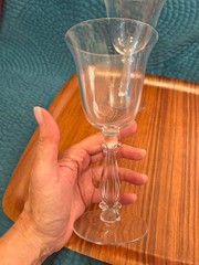 Cambridge Glass Regency Harp Stradivari Clear Water Goblet -2