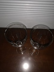 Rosenthal Crystal Tulip Stem Wine Glasses 9 3/4” Set Of Two