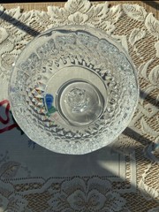 Crystal D’Arques Longchamp Tall Champagne/Sherbet Glass 3.55″ Diameter 5.4″ Tall
