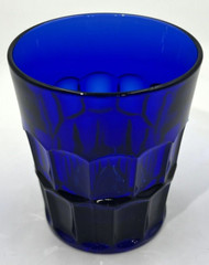 Cobalt Blue Tumbler Glass New Martinsville Hostmaster 7 oz Very Rare VTG 30s