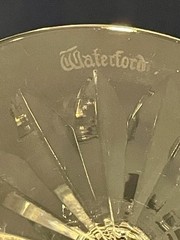 2 Waterford Crystal Ashling Water Goblets / Wine Glasses ~ Ireland~ 6 7/8″ Tall