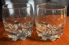 Bormioli Rocco Galassia Italy On the Rocks Glasses Weighted Bottom Set Of 2