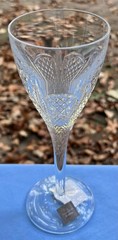 Waterford Crystal Fleur 8 1/4 » Wine Glass Goblet Monique Lhuillier NEW w Label