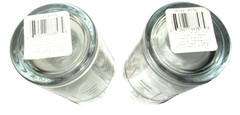 Retro MCM Cocktail Recipe Glasses Barware set of 2 each 16.2 oz