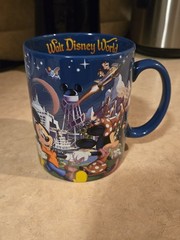 Disney Parks Walt Disney World Mug Blue Ceramic Coffee Cup Mickey Mouse & more