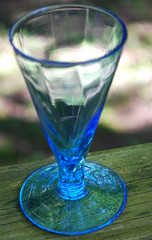 Vintage Set 6 Wine/Cordial/Liqueur Glasses HAND BLOWN OPTIC Multi Color MCM 4″