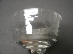 LIBBEY ROCK SHARPE ARCTIC ROSE STEM SET 6 COCKTAIL OR LIQUOR STEMS 5 3/4″ H