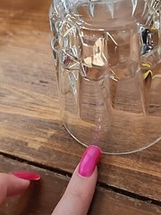 2 Cristal d’Arques Durand CHANTELLE Crystal Wine Goblet Glass 7.1/4″
