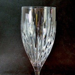 REED & BARTON SOHO ICED TEA GLASS, Cut Lead Crystal, 7 7/8″, 14 0z, GERMANY