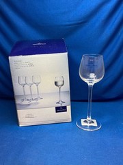 VILLEROY & BOCH, PURISMO – SET OF 4 CRYSTAL SPIRIT GOBLETS 6» – NEW IN BOX!