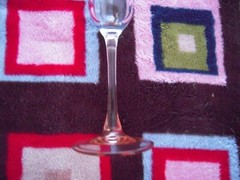  7 NOS VTG CLEAR GLASS PINK PEDESTAL CHAMPAGNE GLASSES 2-5/8″ DIA X 8-5/8″ H
