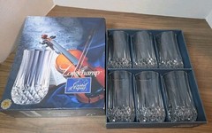 VTG Cristal D’Arques Longchamp Crystal Glasses Tumblers 5.25 in Set Of 6