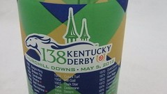 Vintage Kentucky Derby 138 Running Collectors 12 oz Glass Tumbler