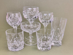 Gorham Nachtmann Bamberg Cut Crystal Goblet Wine Sherbet Tumbler Highball CHOICE