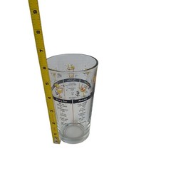 Libbey Cocktail Mixed Drink Recipe Glass Bar Ware Barware VtgAlcohol Mancave