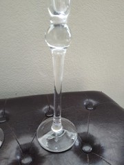 A Pair Of Two 11.75″ Crystal Cordial Glasses