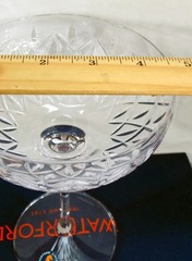 New 4 Waterford Crystal Astor Cocktail Martini Glasses 1065208 w/Box 7″ Tall