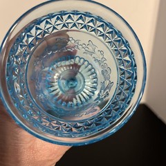Fenton for L G Wright Wildflower 6 Goblet