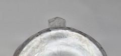 Tiffany & Co Cut Crystal Glass Mugs Set of 2 Heavy Signed Barware 4″ Tall