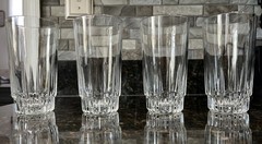 Arcoroc France Lancer Glass Set Of 4 Clear 5 1/2″
