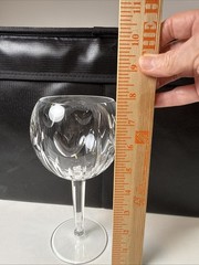 WATERFORD MILLENNIUM ‘Love’ Balloon Wine / 1996 GERMAN CRYSTAL / Heart Design