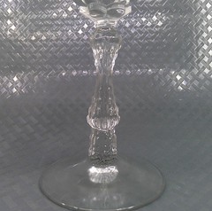 Vintage Fostoria Navarre Meadow Rose Wine Water Iced Tea Glasses Stems Crystal