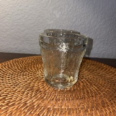Vintage Indiana Glass Madrid Collection Low-Ball Whiskey Scotch Set Of Two!