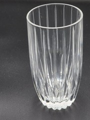 Vintage Mikasa Park Lane Crystal Highball Glass Tumbler 5 5/8″ Ribbed Barware