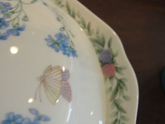 NORITAKE CONSERVATORY 2QT COVERED CASSEROLE 9 1/4″ BY 3 1/8″