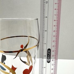 Ritzenhoff Heinz Te Laake Pilsner Glass Playing Card Suits Signed 17cm