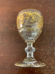 1 White Wine Glass Model Trianon OR Crystal Of Saint Louis (Price Per Unit)