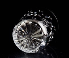 Waterford WAT7 Old Fashioned Tumbler Glasses Set of 3 Vintage Barware Signed
