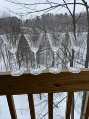 Mikasa SPECTRUM Crystal Wine Glasses Stemware 7 7/8″ New With Tags 4