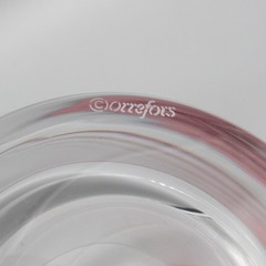 Orrefors Crystal Intermezzo Blue Old Fashioned Whiskey Glass