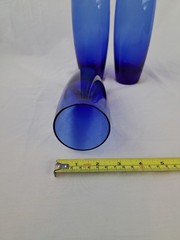 Luigi Bormioli Michelangelo Tumbler Cobalt Blue 14 oz Highball Glass Set Of 3