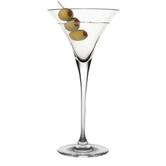 Lenox Crystal Tuscany Martini Glass Extra Tall 8.75” Set Of 2