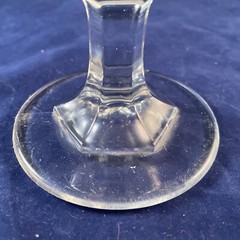 Victorian EAPG Huber Flint Glass Goblet