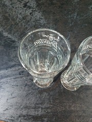 Libbey Duratuff Beer Glasses Braxton Brewing 7.5 Inches Tall