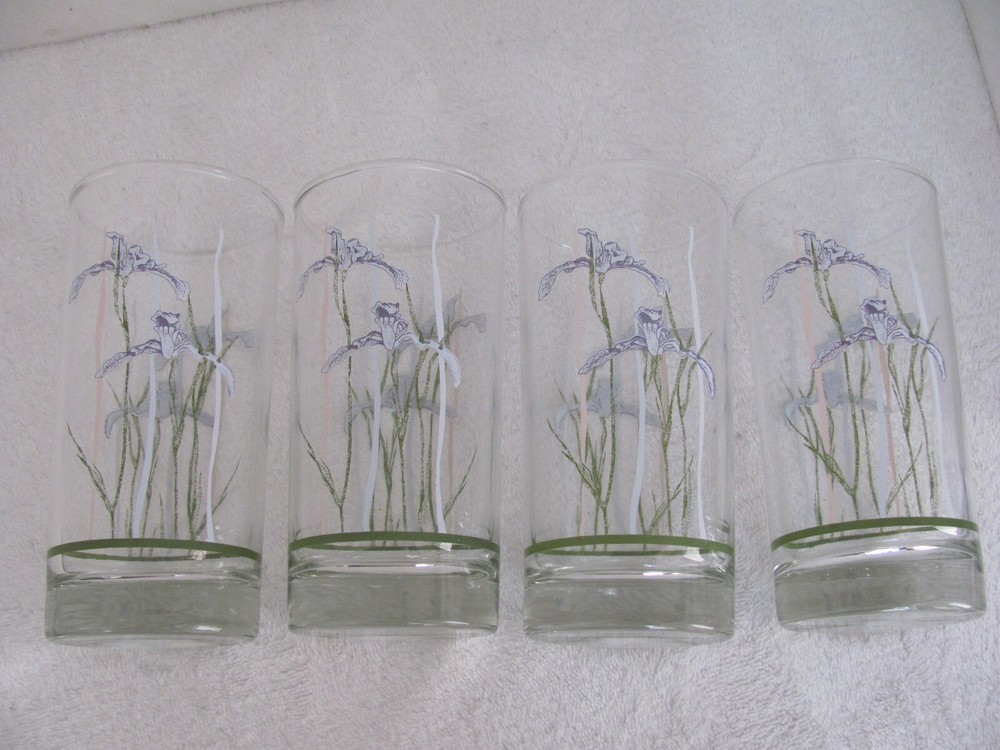 Corelle/Corning Shadow Iris 10 oz Tumbler Glasses – Set of 4