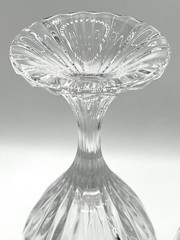 Set of 2 Mikasa Park Lane Crystal Wine Glasses Blown Goblets 6.8 in Height