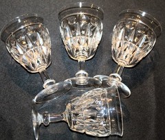 Paden City Chavalier Set Of Four Glasses Circa 1935